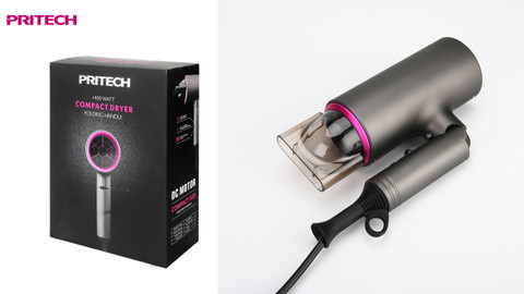 Pritech összecsukahtó hajszárító utazáshoz
